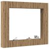 vidaXL Wall Mounted TV cabinets 8 pcs Artisan Oak Engineered Wood