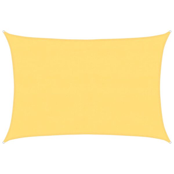vidaXL Sunshade Sail HDPE Rectangular 4x6 m Beige