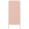 vidaXL Sideboard Pink 68x39x89 cm Steel