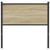 vidaXL Headboard Sonoma 90 cm Engineered Wood and Steel