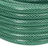 vidaXL Garden Hose with Fitting Set Green 0.5" 50 m PVC