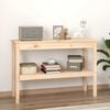 vidaXL Console Table 110x40x75 cm Solid Wood Pine