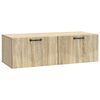 vidaXL Wall-Mounted TV Cabinet Sonoma Oak 98 x 41 x 30 cm
