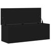 vidaXL Storage Box Black 102x35x35 cm Engineered Wood