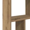 vidaXL Bookcase Artisian Oak 60x20x120 cm Engineered Wood