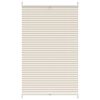 Plisse Blind 70x150cm Creme