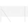 vidaXL Hexagon Fence Grey 0.6 x 50 m Steel