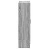 vidaXL Book Cabinet Grey Sonoma 82.5x30.5x115 cm Engineered Wood