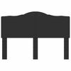 vidaXL Headboard with Headboard Black Oak 150 cm Engineered wood