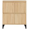 vidaXL Sideboards 3 pcs Sonoma Oak 60x35x70 cm Engineered Wood