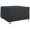 vidaXL Furniture Cover Plain Black 150 x 150 x 75 cm 420D