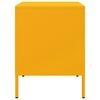 vidaXL Bedside Cabinets 2 pcs Mustard Yellow 36x39x50.5 cm Steel