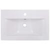 vidaXL Sink Cabinet with Built-in Basin White Engineered Wood