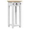vidaXL Plant Stand White 30 x 30x 73 cm Solid Pine Wood