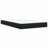 vidaXL Box Spring Bed with Mattress Black 120x200 cm Velvet