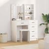 vidaXL Dressing Table 2 pcs White 50 x 41 x 135 cm Engineered wood