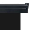 vidaXL Balcony Side Awning 165x250 cm Black