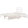 vidaXL Pull-out Day Bed without Mattress White 2x(90x200) cm