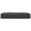 vidaXL Pallet Cushion Black 60x60x8 cm Oxford Fabric