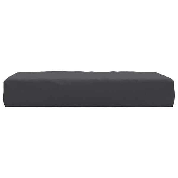 vidaXL Pallet Cushion Black 60x60x8 cm Oxford Fabric