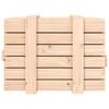 vidaXL Storage Box 58x40.5x42 cm Solid Wood Pine