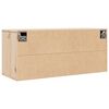 vidaXL Wall Cabinet 80x30x35 cm Solid Wood Pine