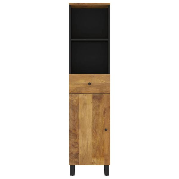 vidaXL Bathroom Cabinet 38x33x160 cm Solid Wood Mango
