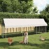 vidaXL Outdoor Dog Kennel with Roof 400x100x150 cm