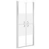 VidaXL Shower Door Half Frosted ESG 81x190 cm