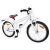 vidaXL Kids Bike 18'' for 5-7 Years Old White