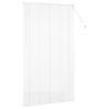 vidaXL Window Blind with Curtains Manual White Aluminium