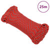 vidaXL Boat Rope Red 4 mm 25 m Polypropylene