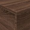 vidaXL Coffee Table with LED Lights Brown Oak 90x50x40 cm