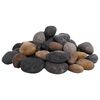 vidaXL Polished Pebbles 25 kg Mixed Colour 5-8 cm