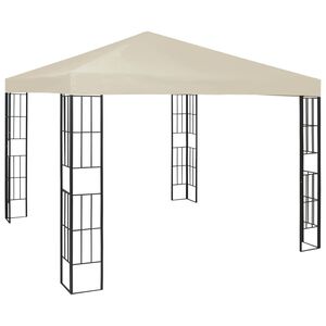 vidaXL Gazebo 3x3 m Cream