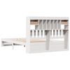 vidaXL Bookcase Bed without Mattress White 140x190cm Solid Wood Pine