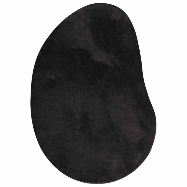 vidaXL Carpet Folding HUARTE Black 160 x 230 cm Polyester