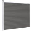 vidaXL Fence Panel WPC 175x146 cm Grey