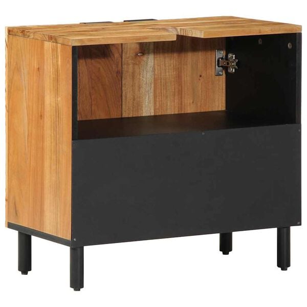 vidaXL Bathroom Sink Cabinet Solid Acacia Wood 62 x 33 x 58 cm