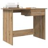 vidaXL Desk with Drawer Artisan Oak 100 x 50 x 76 cm Engineered Wood