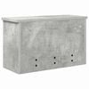 vidaXL Wall-Mounted Coat Rack with Shelf Concrete Grey 50 x 20 x 30 cm