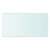 vidaXL Shelf Panel Glass Clear 30x15 cm