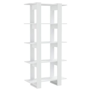 vidaXL Book Cabinet/Room Divider White 80x30x160 cm Engineered Wood