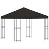 vidaXL Gazebo 3 x 3 m Anthracite Polyester and Steel 190 gsm