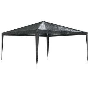 vidaXL Professional Party Tent 4x4 m Anthracite 90 g/m&sup2;