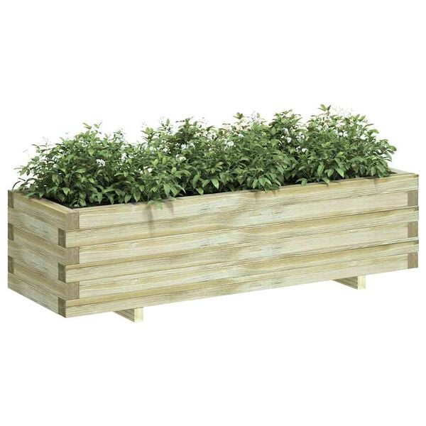 vidaXL Raised Bed 120x40x30 cm Wood Rectangular