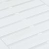 vidaXL Garden Table White 78x55x38 cm Plastic