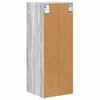 vidaXL Hanging Cabinet Grey Sonoma 30 x 29.5 x 80 cm Engineered Wood