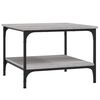vidaXL Coffee Table Grey Sonoma 55x55x40 cm Engineered Wood