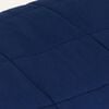 vidaXL Weighted Blanket Blue 220x230 cm King 11 kg Fabric